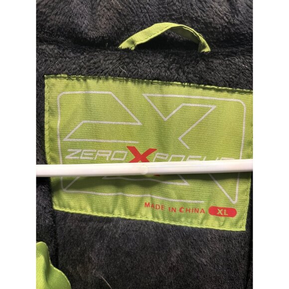 Zero Xposur Womens Insulated Green & Black Puffer Jacket With Hood xl - Picture 8 of 9